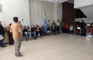 Grave denuncia: trabajadores judiciales aseguran haber sido reprimidos con gas pimienta durante una protesta