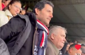 Inauguracion de la tribuna Sergio Cacho Aguilar Cacho Aguilar Junto a Ignacio Tagni