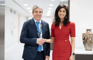 Caputo se reunió con la número dos del FMI y recibió respaldo al rumbo económico argentino