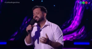 El villanovense Josué Cordero brilló en La Voz Argentina y se sumó al equipo de Miranda